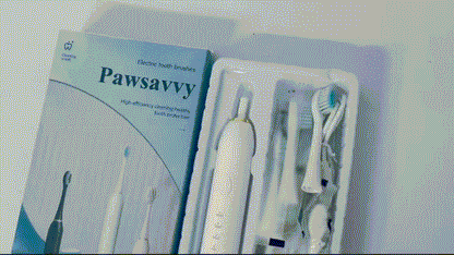 Pawsavvy Electric tooth brushes High Vibration Sonic Electronic Toothbrush for Adults with 2 Minutes Smart Timer, 5 Optional Modes