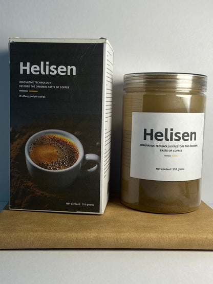 Helisen Coffee Instant Cold Brew Coffee Granules Medium Dark Roast Non-GMO Jar