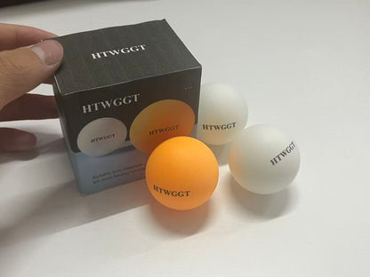 HTWGGT Professional Training Table Tennis Balls - Durable High-Elastic New Material, Multi-Color Indoor Game & Practice Balls (3-Pack)