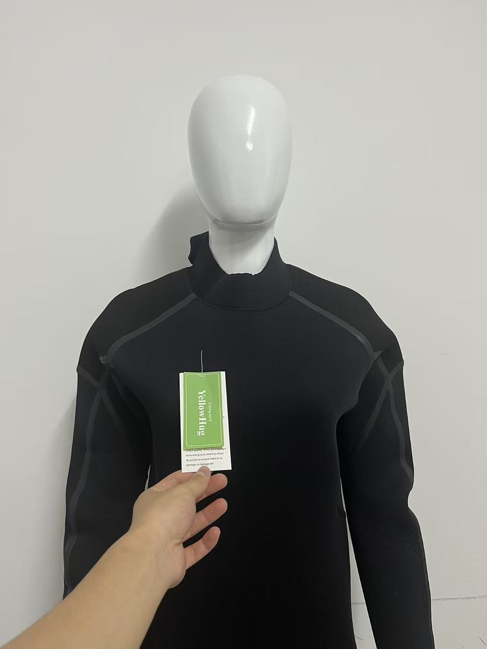 YellowHug 3mm Neoprene Full Body Diving Suit, Men's Professional Thermal Wetsuit with Back Zipper for Scuba Diving & Snorkeling