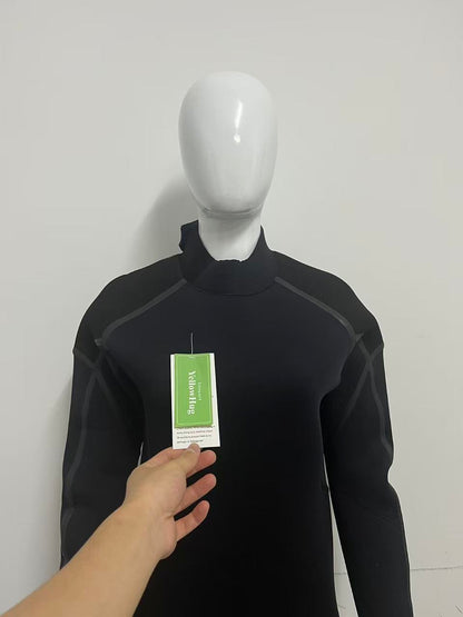 YellowHug 3mm Neoprene Full Body Diving Suit, Men's Professional Thermal Wetsuit with Back Zipper for Scuba Diving & Snorkeling