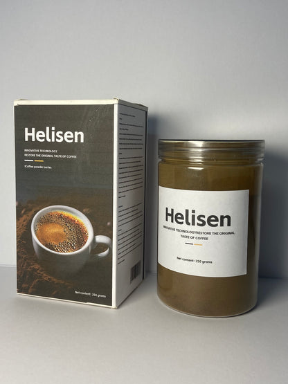 Helisen Coffee Instant Cold Brew Coffee Granules Medium Dark Roast Non-GMO Jar