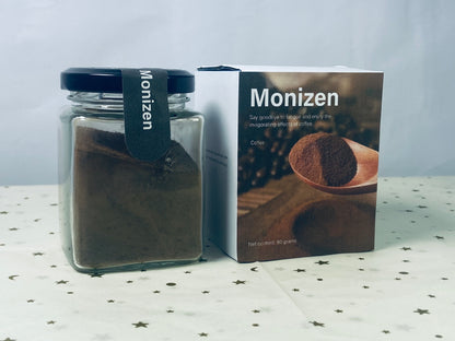 Monizen Coffee Organic Ground Coffee with Lion's Mane Mushroom and Chaga for Better Focus and Immune Support