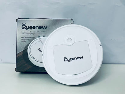 QUEENEW Electric Sweepers - Long Battery Life, Strong Suction, Large Dust Box, Automatic Home Cleaning Sweeping Device