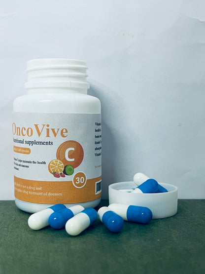 OncoVive Vitamin C Soft Capsules, Nutritional Supplements for Skin and Mucous Membrane Health