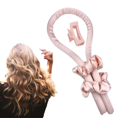 RAMISS Non-electric hair rollers,100% Pure Mulberry Silk Foam Hair Roller Magic Silk Heatless Hair Curler Gift Set