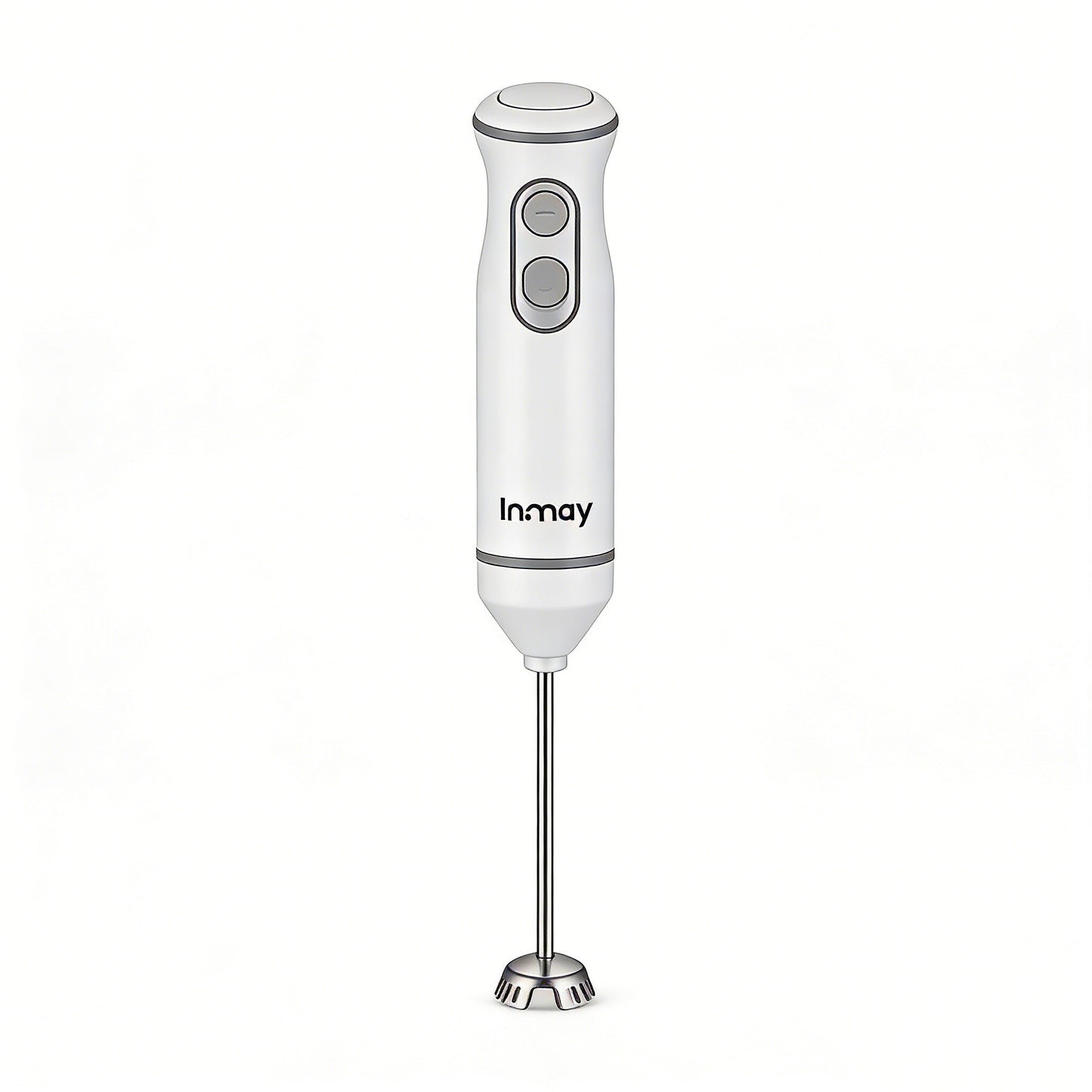 Inmay Electric Milk Frother, Handheld Rechargeable Foam Maker, Portable Coffee Frother with Stainless Steel Whisk, 2 Speed Settings for Latte, Cappuccino, Hot Chocolate