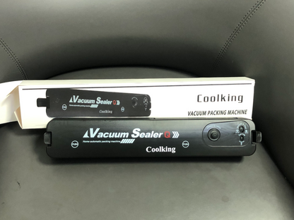 Coolking Vacuum packing machines Vacuum Sealer for Food preservation/Home Vacuum Food Sealer, Automatic Vacuum Air for Jars with air valve and grain bags.Compact Design
