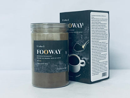 FOOWAY Coffee Espresso Coffee Powder for Baking & Smoothies, Non-GMO Colombian Coffee, Medium Roast, Fine ground
