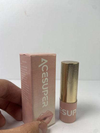 ACESUPER Lipstick Long Lasting Waterproof High Shine Diamond Creamy Shimmer Lipstick for Women Transfer Proof Full Coverage Sparkling Pink Lip Crayon Color Makeup