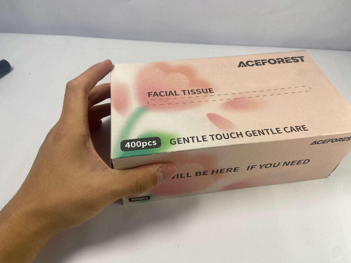 ACEFOREST Paper towels Facial Tissues 130 Per Box Size 7" X 6.9" 2 Ply, Great for Bathroom, Office, Store, School,Home, Kitchen, Or in Your Car & in Every Room