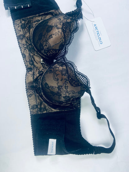 ARCTICLOUD Padded Push Up Lace Bras for 34A to 44D Underwire