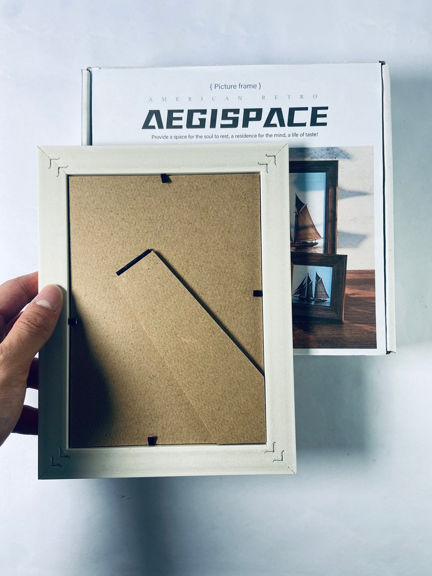 AEGISPACE Picture Frame, 16" x 20" matted to 8" x 10", Gold