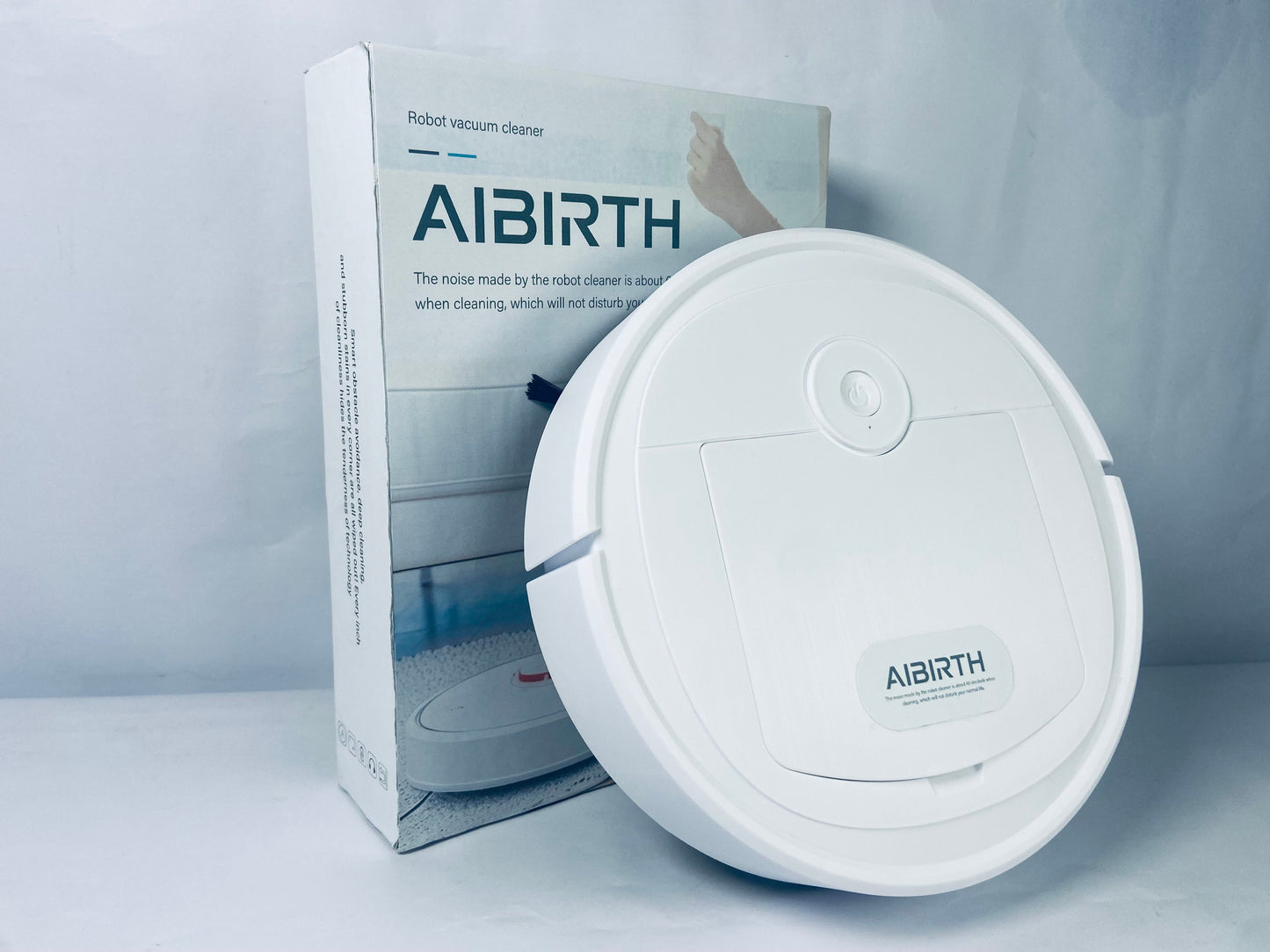 AIBIRTH Electric Cordless Sweepers Vacuum Cleaner,Strong Suction,Slim,Low Noise,Automatic Self-Charging