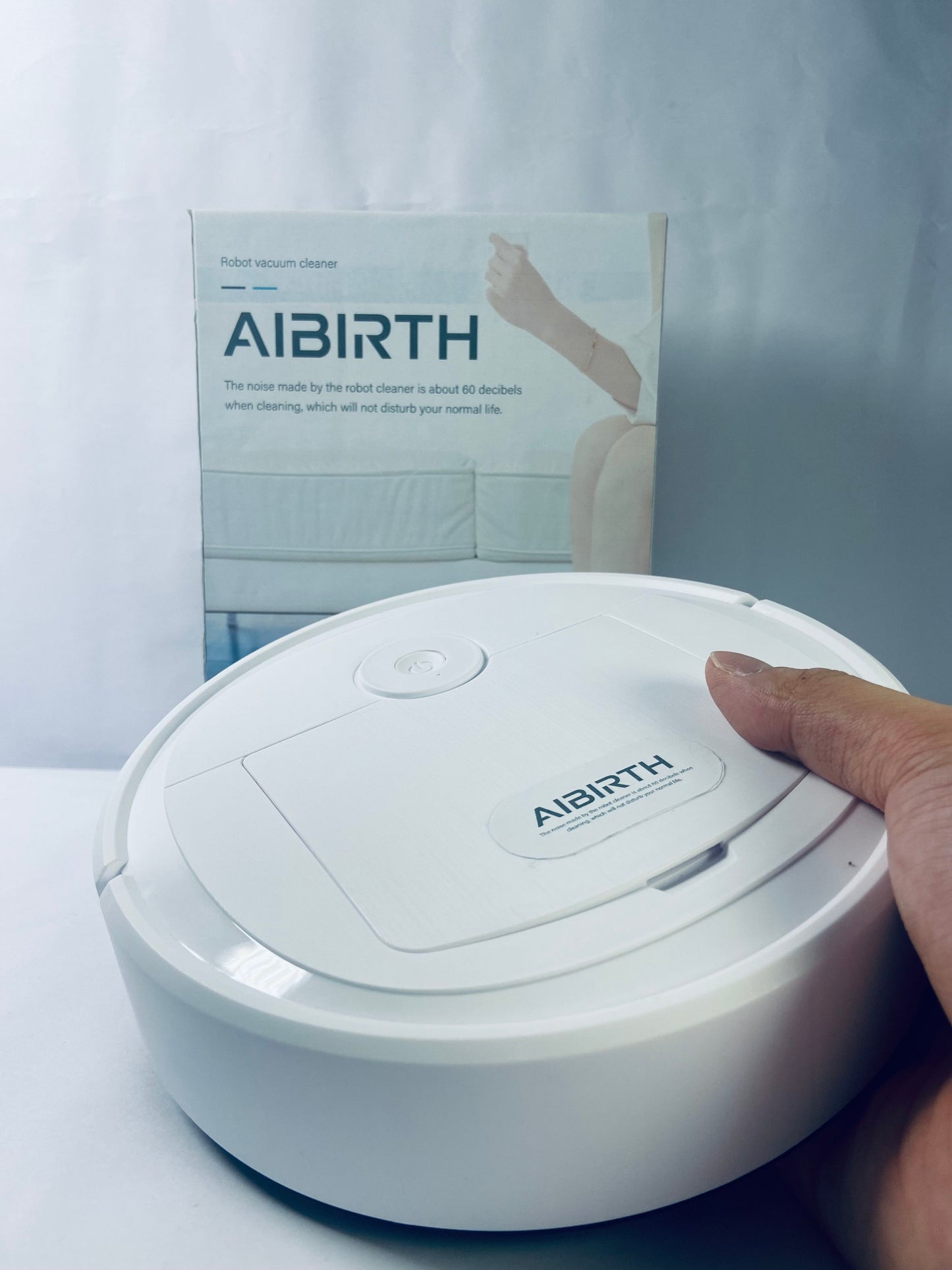 AIBIRTH Electric Cordless Sweepers Vacuum Cleaner,Strong Suction,Slim,Low Noise,Automatic Self-Charging