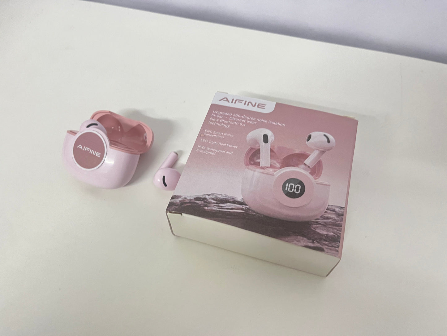 AIFINE True Wireless Earbuds: Premium Sound with Stylish Design Brand & Design