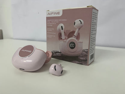 AIFINE True Wireless Earbuds: Premium Sound with Stylish Design Brand & Design