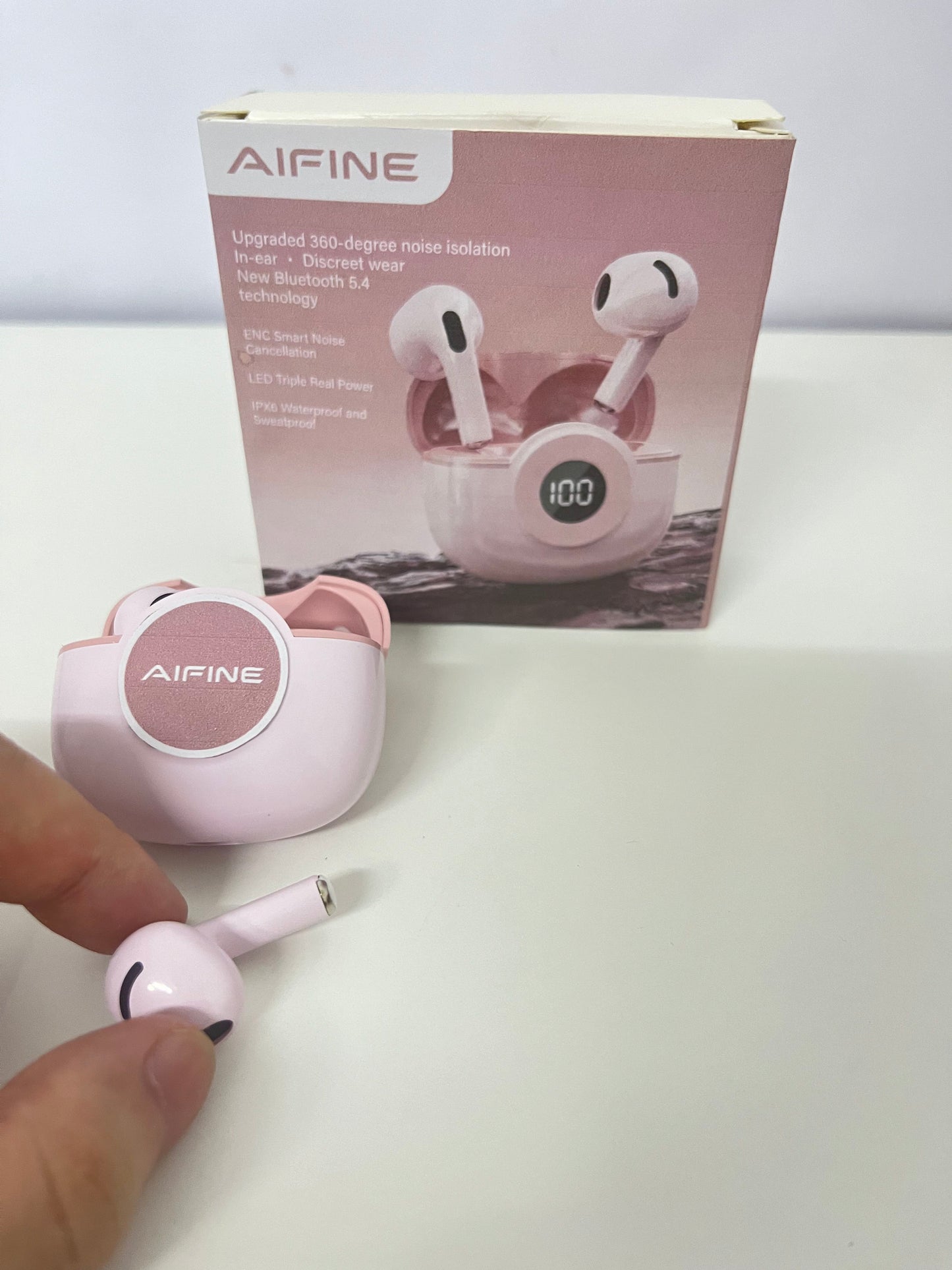 AIFINE True Wireless Earbuds: Premium Sound with Stylish Design Brand & Design