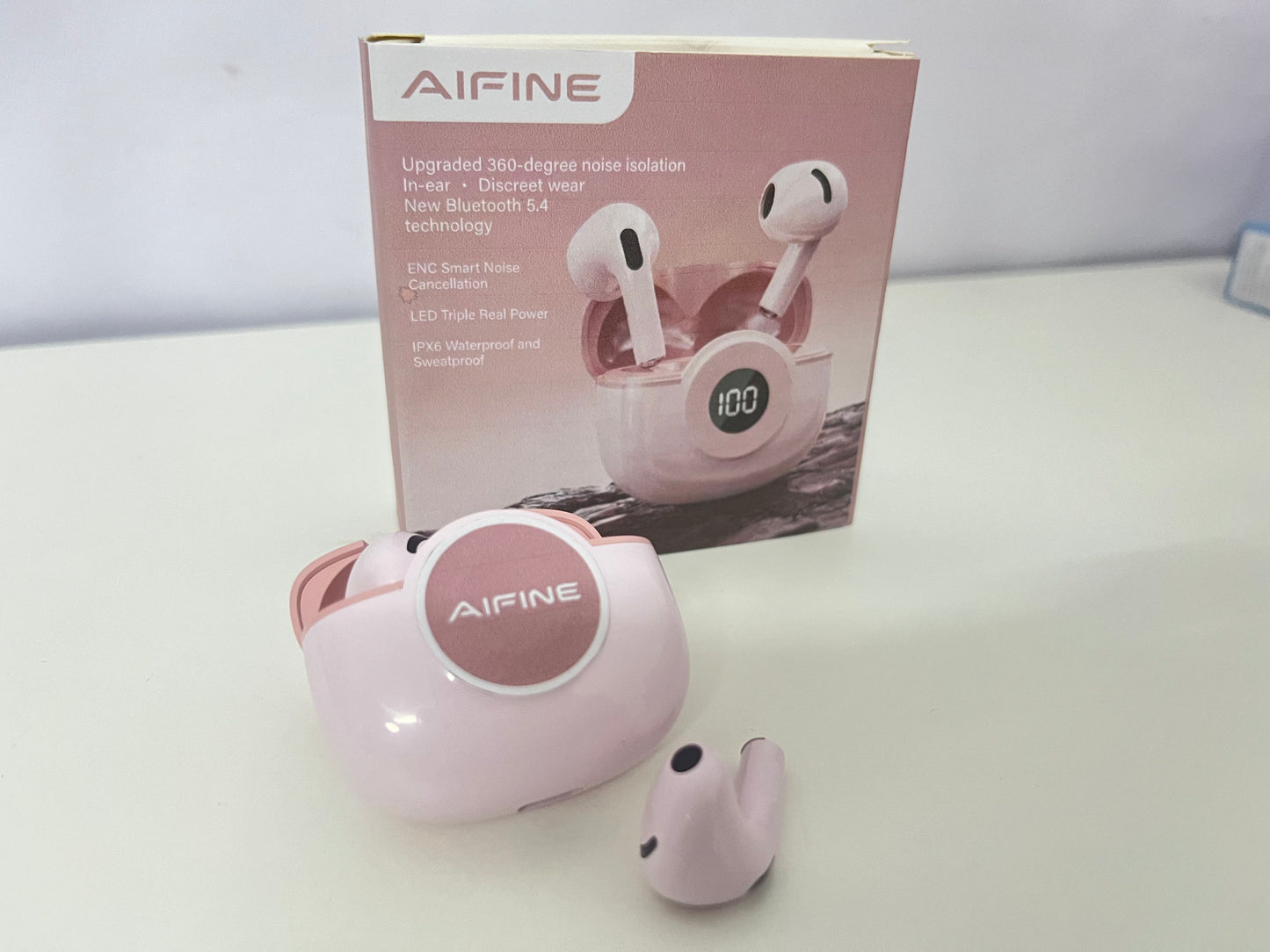 AIFINE True Wireless Earbuds: Premium Sound with Stylish Design Brand & Design