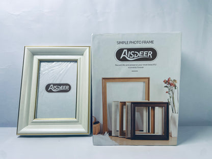 AISDEER Farmhouse Rustic Picture Frame Sets Distressed Farmhouse Plastic Frame with HD plastic cover for Wall Mount or Tabletop Display