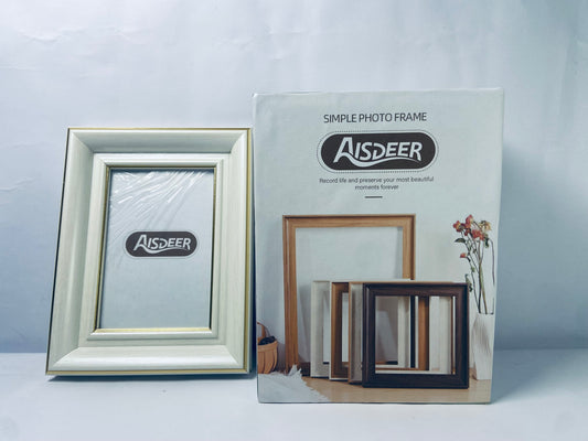 AISDEER Farmhouse Rustic Picture Frame Sets Distressed Farmhouse Plastic Frame with HD plastic cover for Wall Mount or Tabletop Display