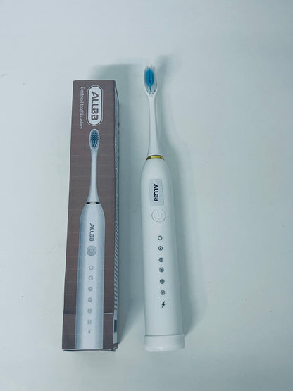 ALLBB White Electrical toothbrushes- Multi-Cleaning Mode Sonic Brush with IPX7 Waterproof & Smart Reminder