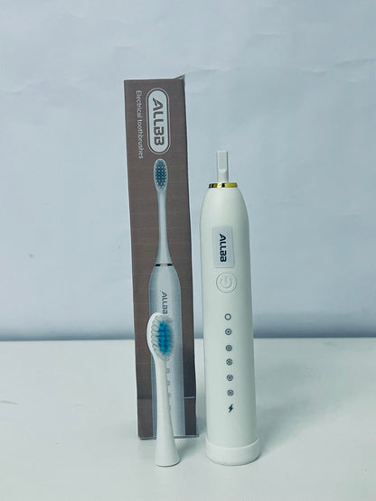 ALLBB White Electrical toothbrushes- Multi-Cleaning Mode Sonic Brush with IPX7 Waterproof & Smart Reminder