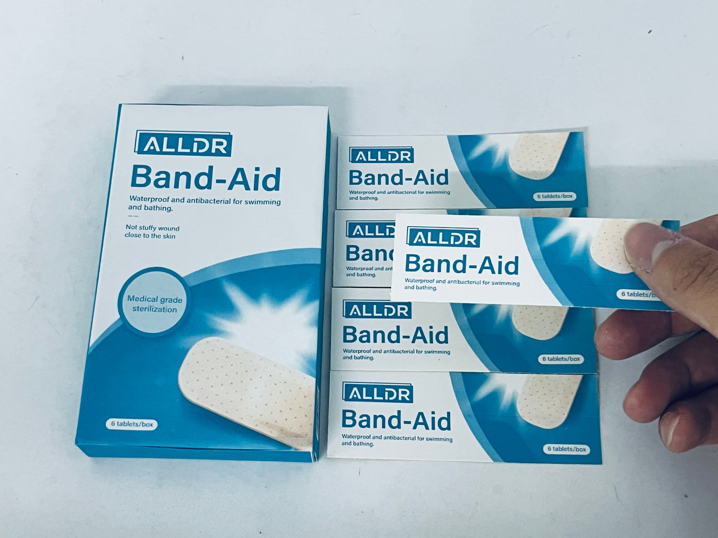 ALLDR Waterproof & Antibacterial Band-Aid (For Swimming & Bathing)
