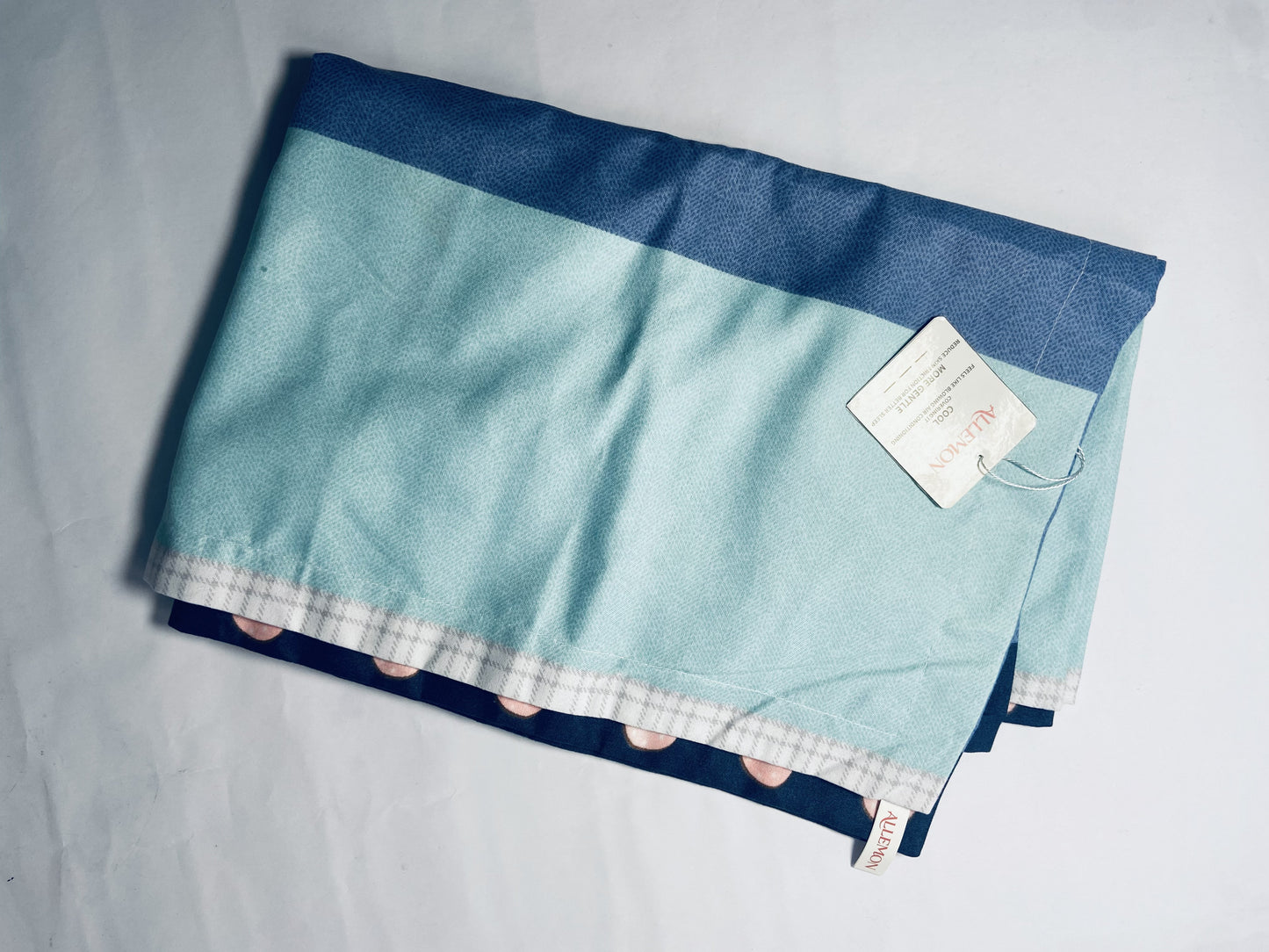 ALLEMON Standard Pillow Sham Covers - Set of 2 - Premium 1800 Ultra-Soft Microfiber - Double Brushed - Stain & Fade Resistant - Bed Pillow Shams - Pillows Not Included (Set of 2,Coronet Blue)