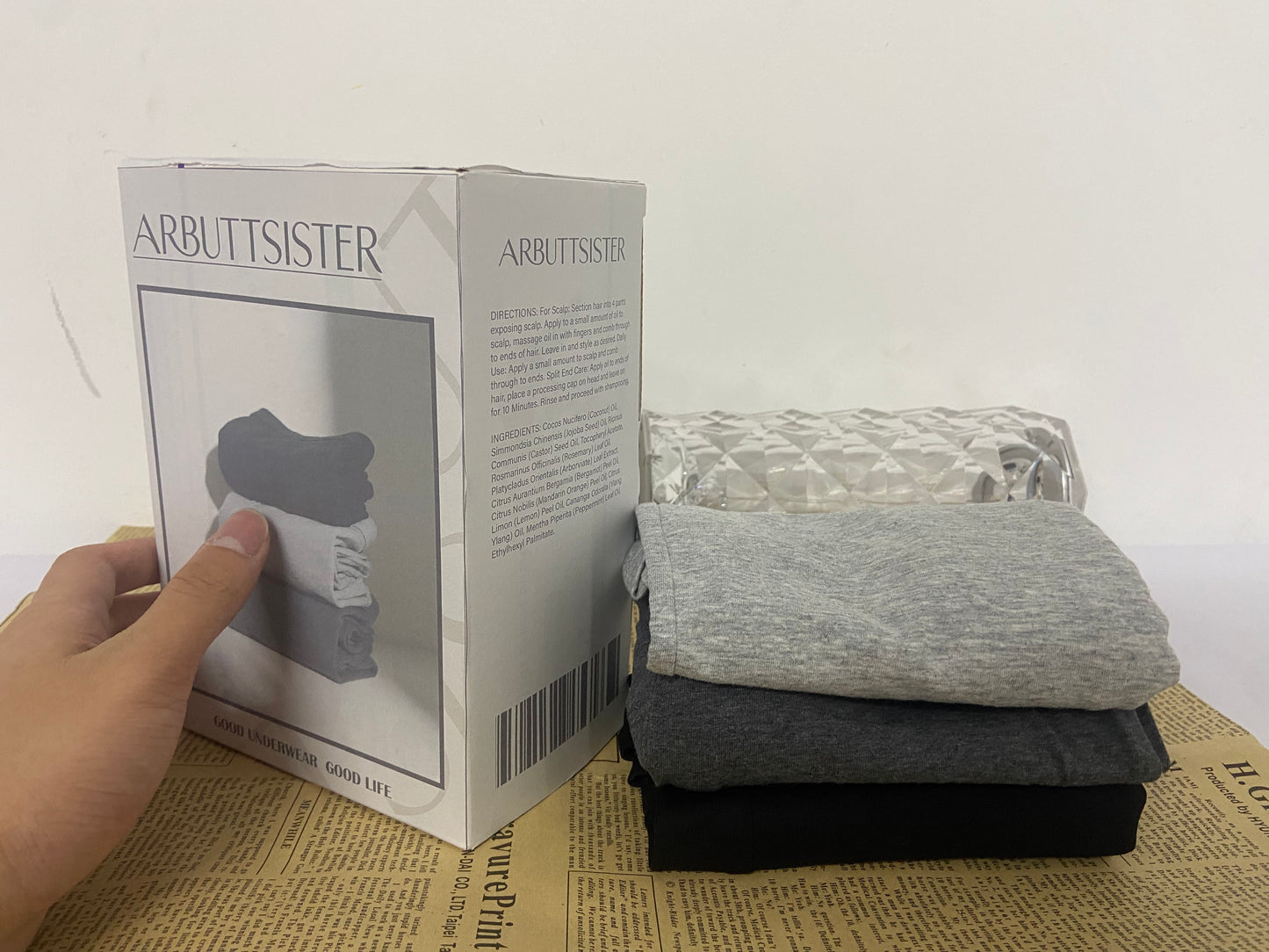 ARBUYYSISTER Men's Underpants Cotton Stretch Boxer Briefs, Multipack