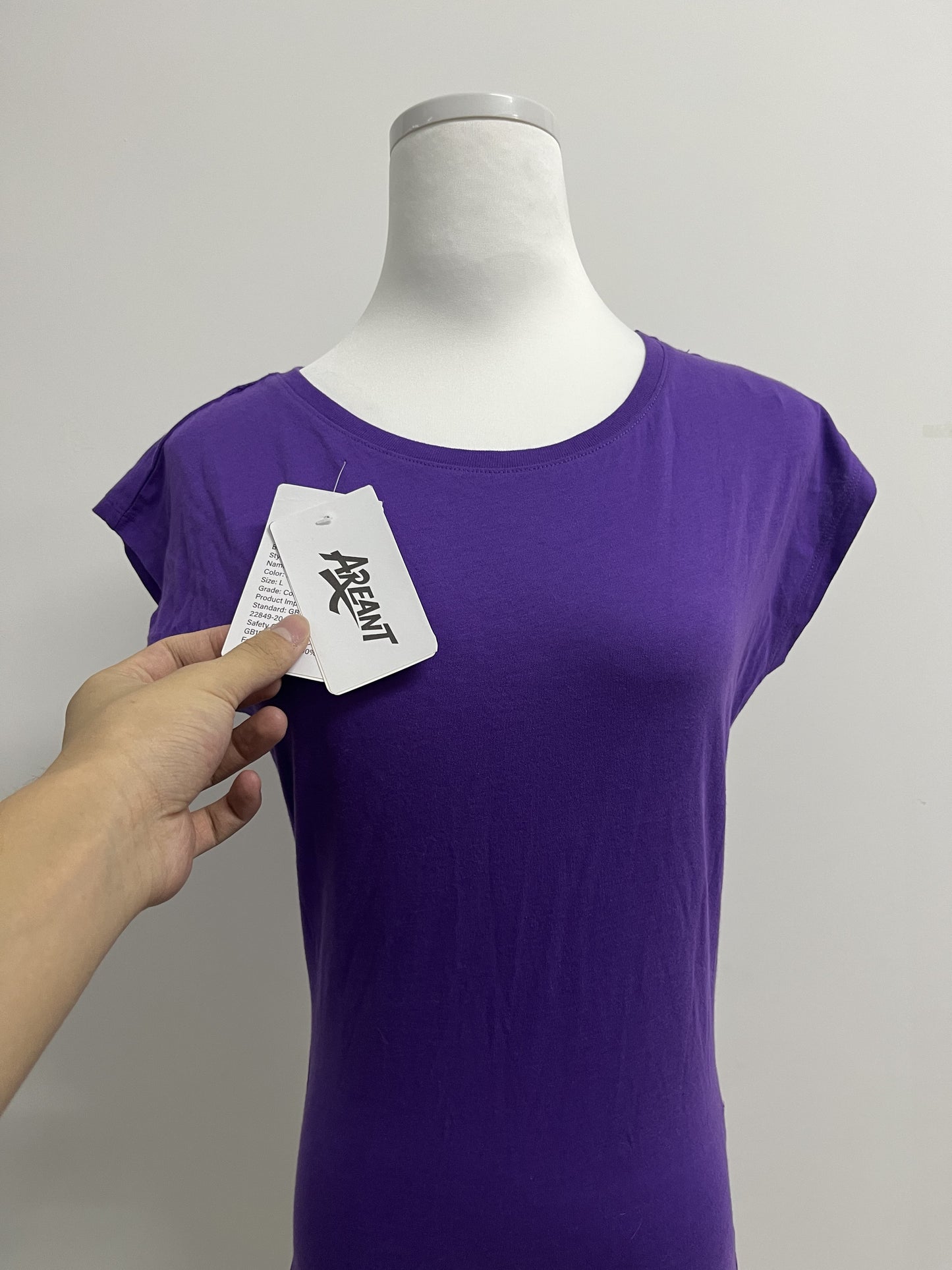 AREANT Womens Basic Tees Summer Short Sleeve Shirts Slim Fit Tight T Shirt Going Out Tops