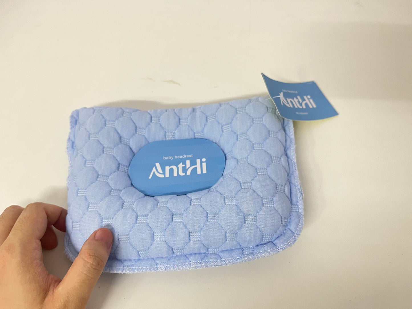 AntHi Baby Head Shaping Pillow, Newborn Anti-Flat Head Breathable Pillow, Infant Head Correction Safe & Skin-Friendly Pillow