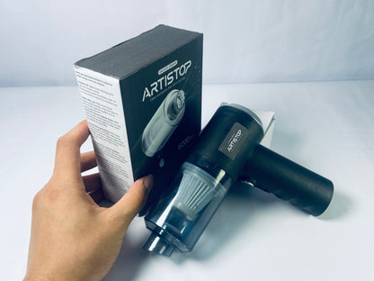 ARTISTOP Handheld Vacuum Cleaner, 6000Pa Vacuum Cleaner and Air Duster, 120W High Power Hand Held Vacuum with LED Light and Multi-Nozzles for Car, Home, Office, Pet