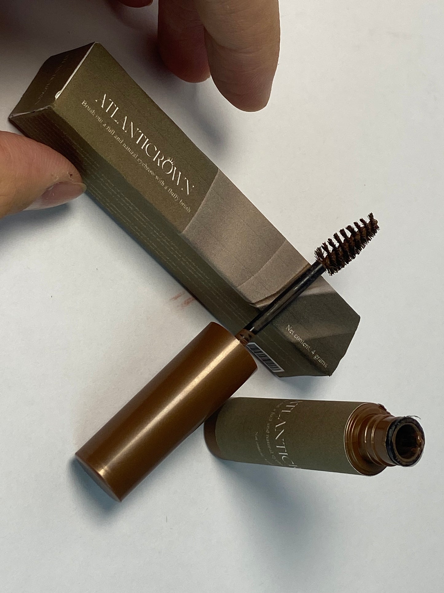 ATLANTICROWN Mascara Tinted Eyebrow Mascara, Brow makeup, Comb & Sculpt Eyebrows, Waterproof, Longwear, Eyebrow tint brush