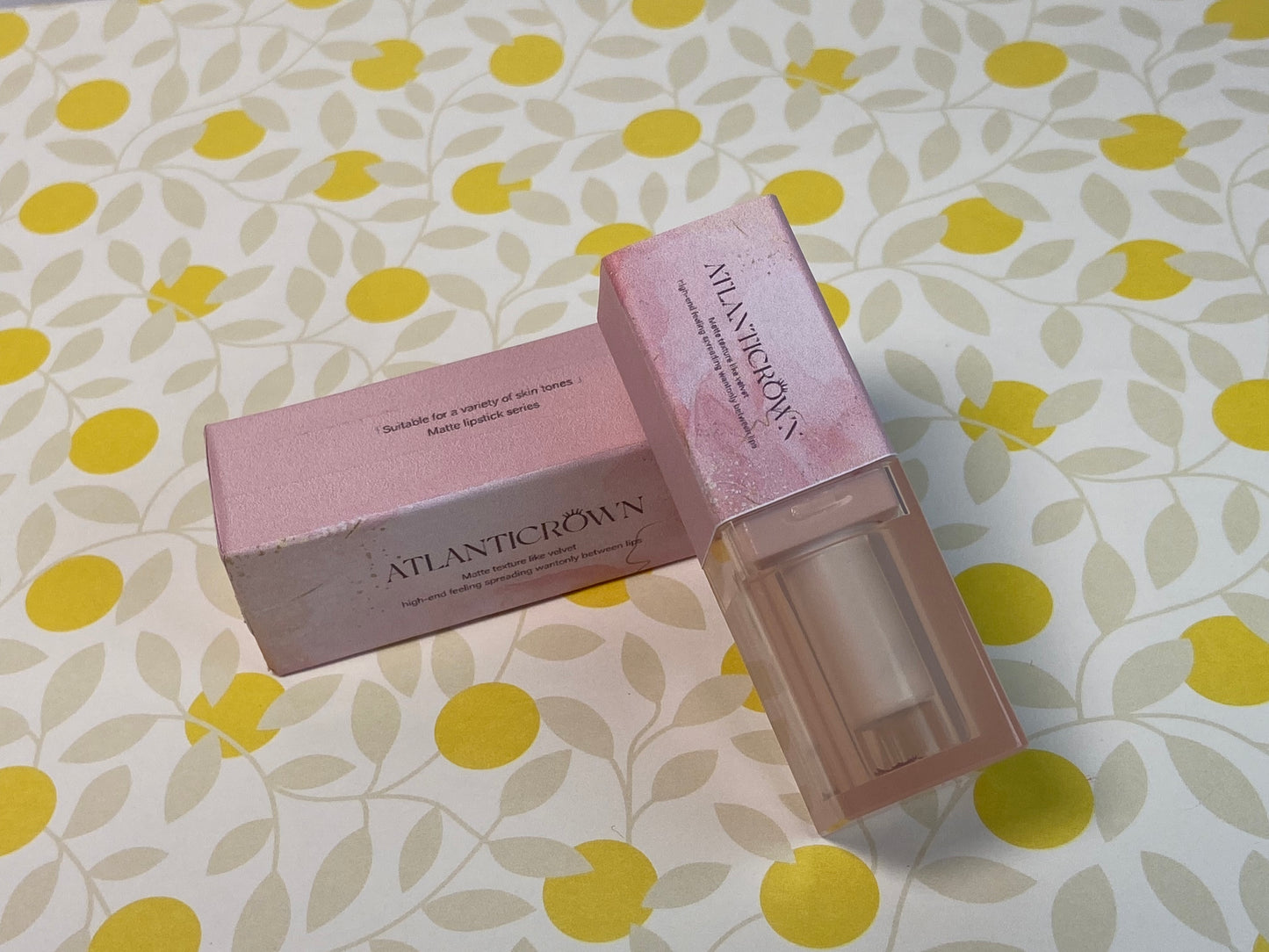 ATLANTICROWN Lipsticks Nude Veil Lipstick – Soft Matte Finish, Nude Shades for Daily Wear – Lightweight, Buildable Color – Long-Lasting Lipstick 04# PINK COCO