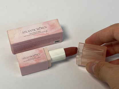 ATLANTICROWN Lipsticks Nude Veil Lipstick – Soft Matte Finish, Nude Shades for Daily Wear – Lightweight, Buildable Color – Long-Lasting Lipstick 04# PINK COCO