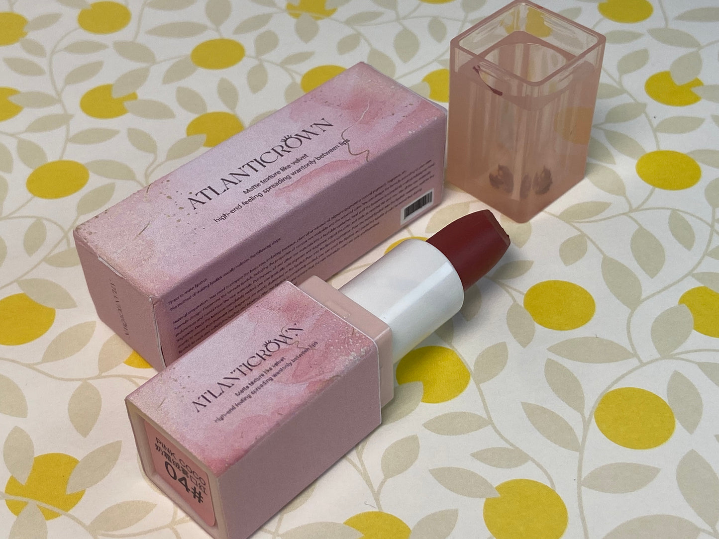 ATLANTICROWN Lipsticks Nude Veil Lipstick – Soft Matte Finish, Nude Shades for Daily Wear – Lightweight, Buildable Color – Long-Lasting Lipstick 04# PINK COCO