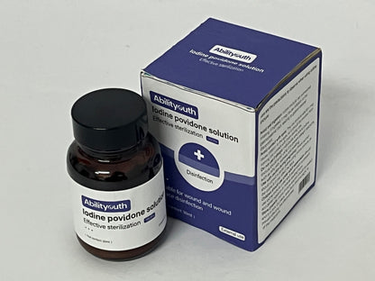 Abilityouth Major 10% Povidone-Iodine Liquid Topical Solution, USP - Topical Antiseptic for Cuts, Scrapes, Burns, and Minor Skin Wounds