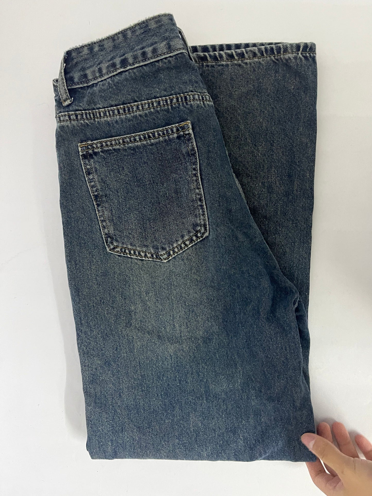 Aboutalk Denim pants Straight - Leg Jeans: The Perfect Blend of Classic and Comfort