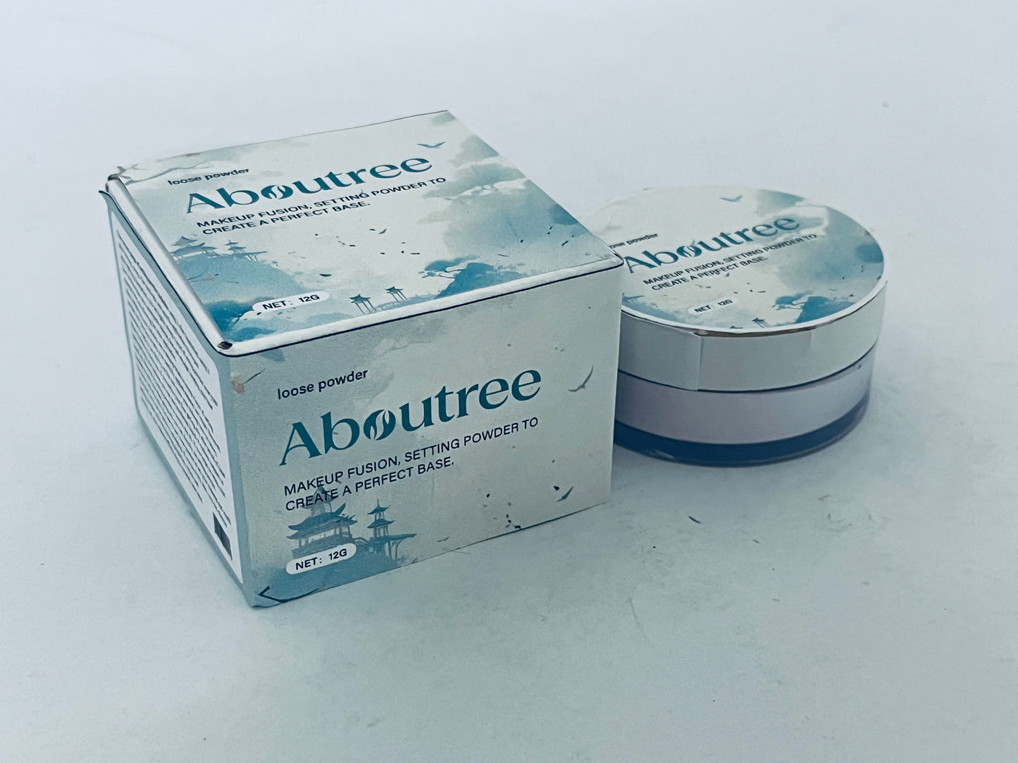 Aboutree Loose face powder Drying Powder Setting Powder, Soft Finishing Powder - Lightweight Oil Control, Long Lasting,  (Natural, Normal)