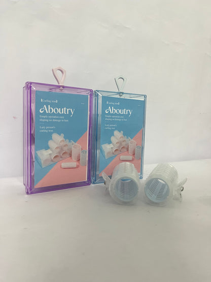 Aboutry Non-electric hair rollers Rollers Hair Curlers Set of Curlers and Clips for Long, Medium, Short Hair