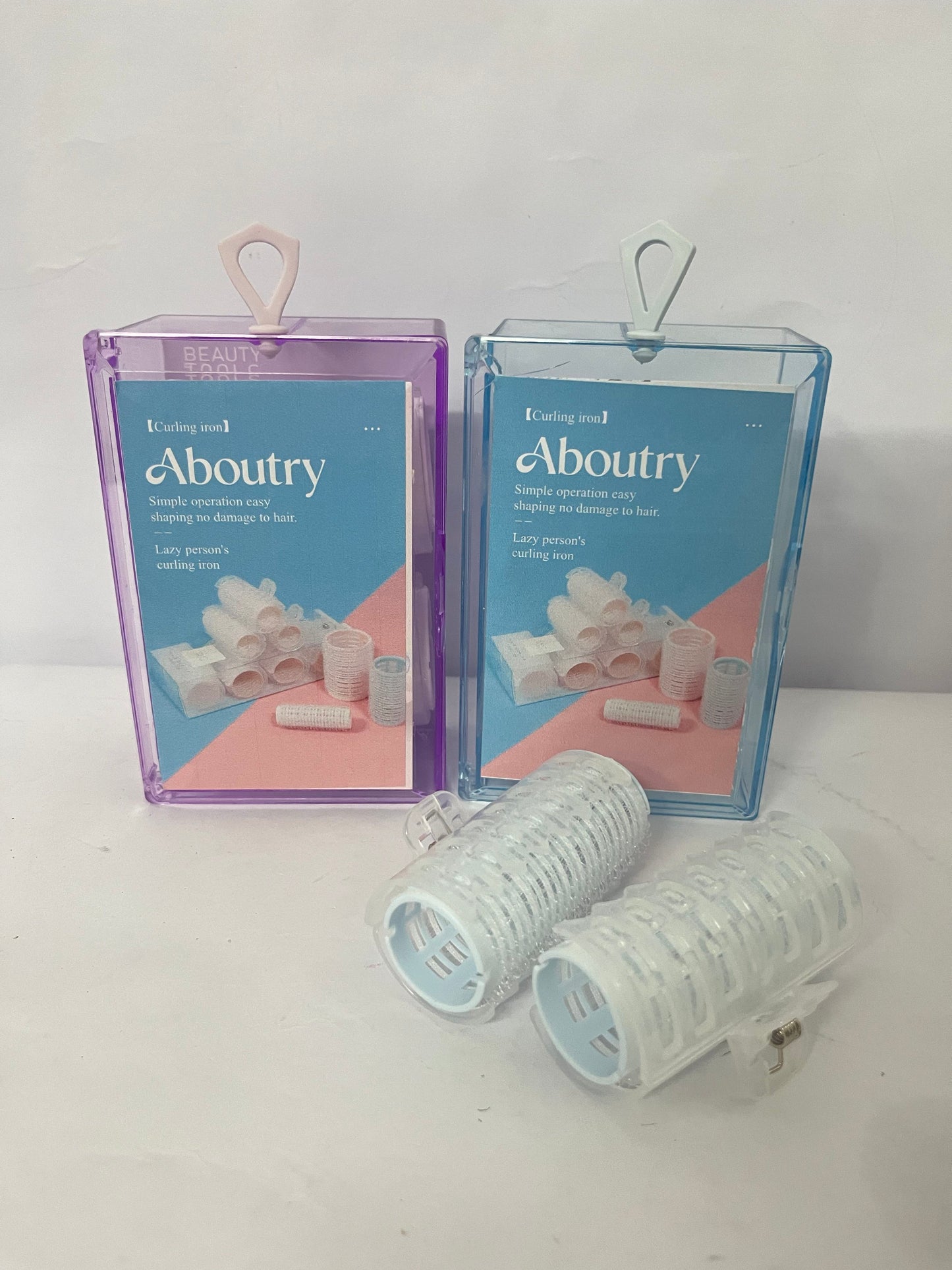 Aboutry Non-electric hair rollers Rollers Hair Curlers Set of Curlers and Clips for Long, Medium, Short Hair