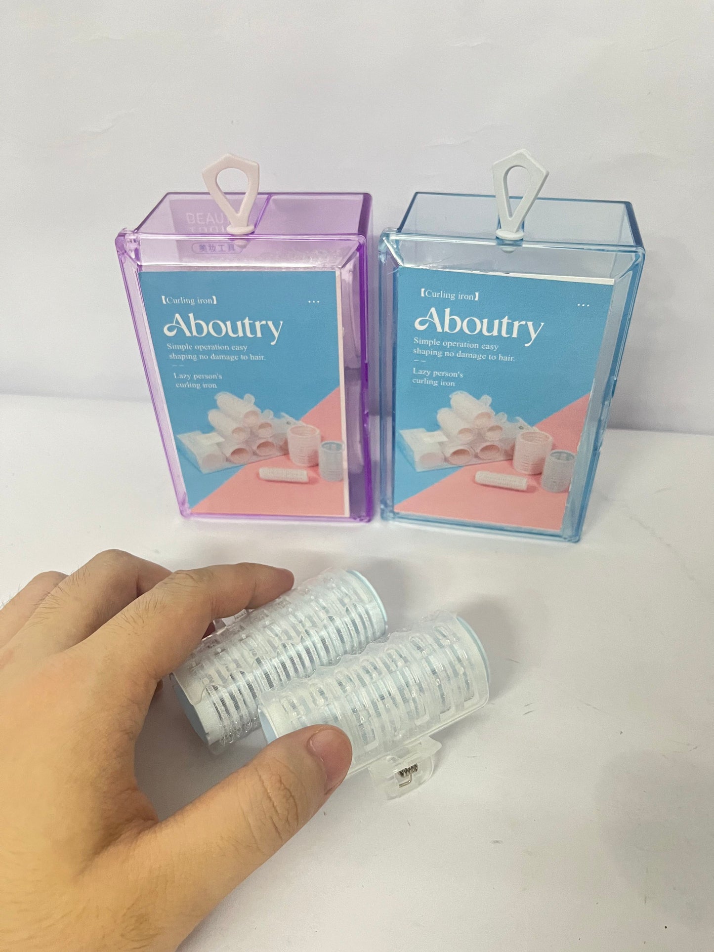 Aboutry Non-electric hair rollers Rollers Hair Curlers Set of Curlers and Clips for Long, Medium, Short Hair