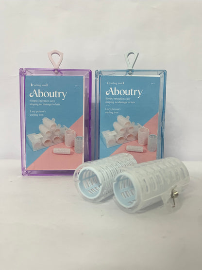 Aboutry Non-electric hair rollers Rollers Hair Curlers Set of Curlers and Clips for Long, Medium, Short Hair