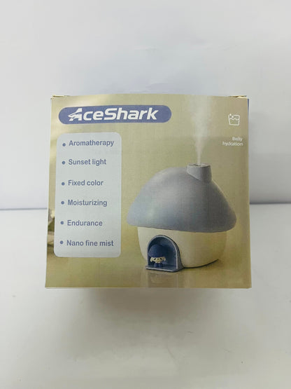 AceShark Cute Mushroom House Humidifier, 300ml Small Cool Mist Humidifers, USB Rechargeable Mini Portable Air Humidifer with Night Light for Bedroom, Office, Car, Travel, Indoor Plants (Yellow And Pink)