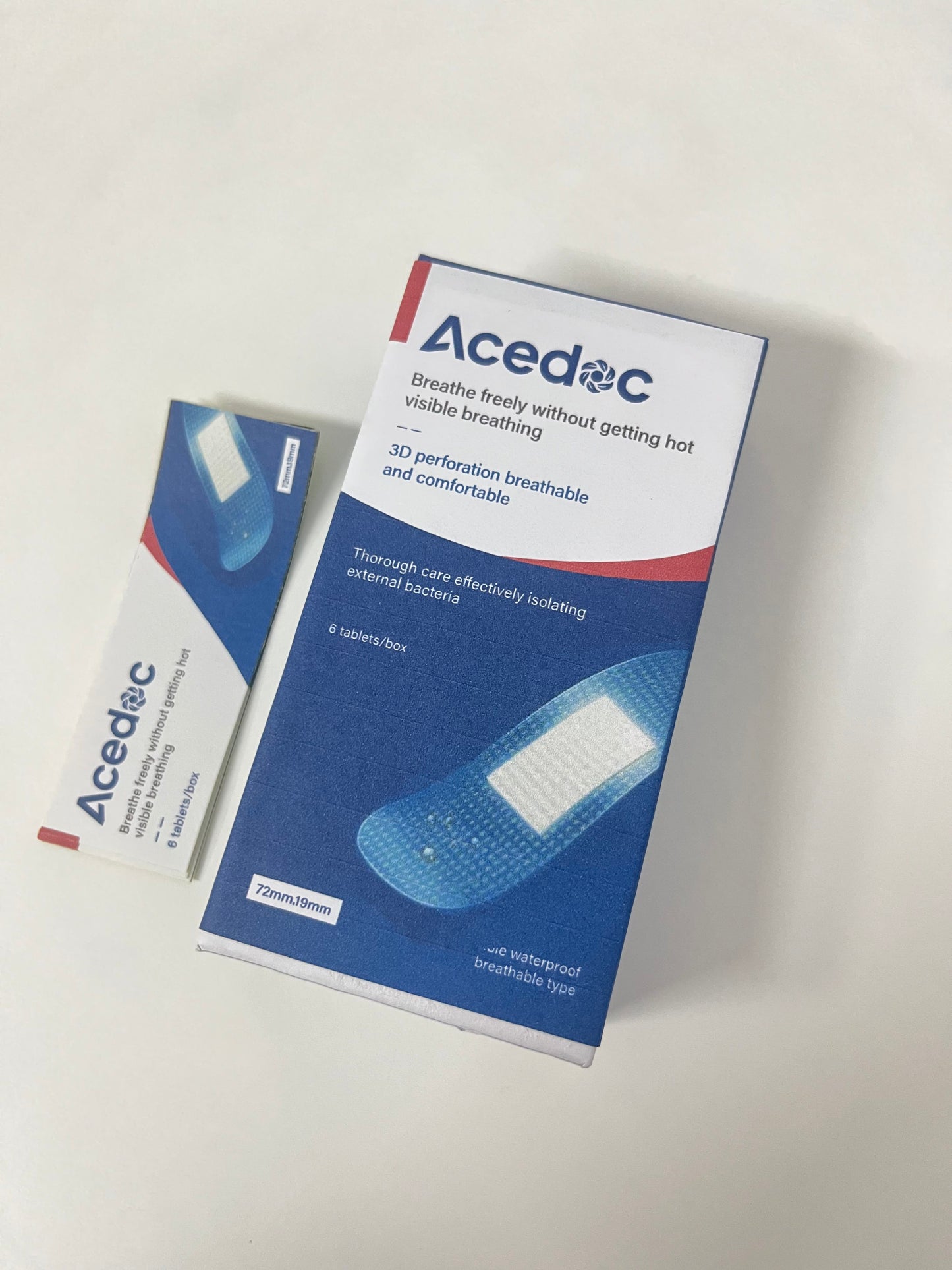 【Acedoc 3D Perforated Adhesive Bandages】—— Breathable & Protective Daily Wound Care Essential