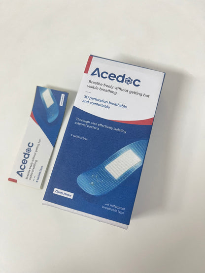 【Acedoc 3D Perforated Adhesive Bandages】—— Breathable & Protective Daily Wound Care Essential