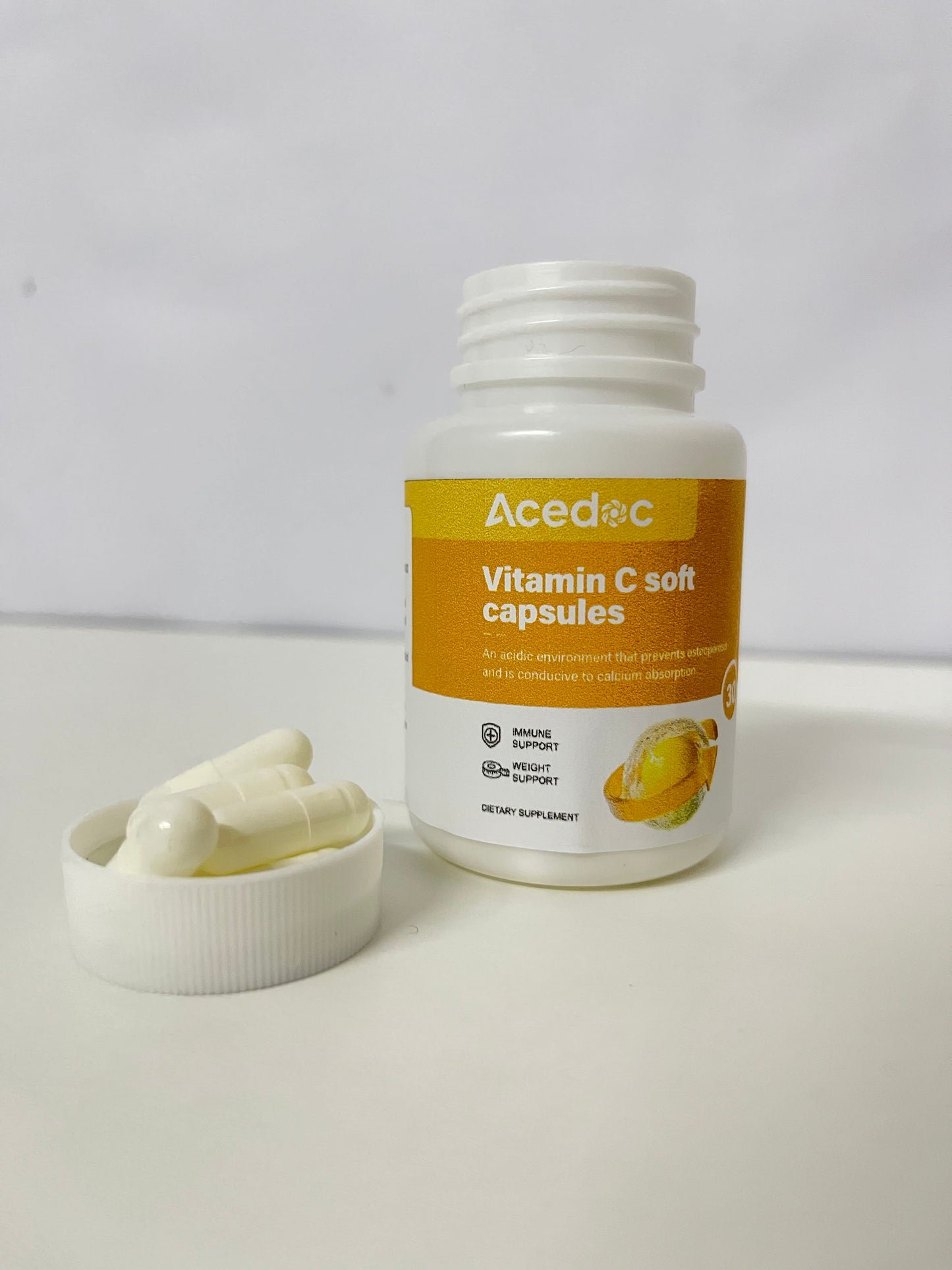 【Acedoc Vitamin C Soft Capsules】—— Daily Nutritional Supplement for Immune & Health Support