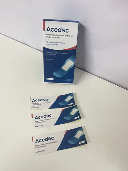 【Acedoc 3D Perforated Adhesive Bandages】—— Breathable & Protective Daily Wound Care Essential