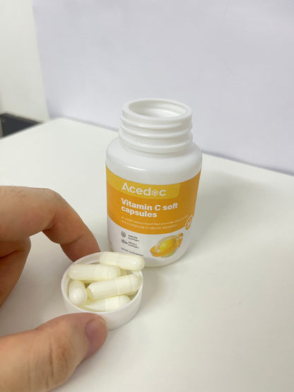 【Acedoc Vitamin C Soft Capsules】—— Daily Nutritional Supplement for Immune & Health Support